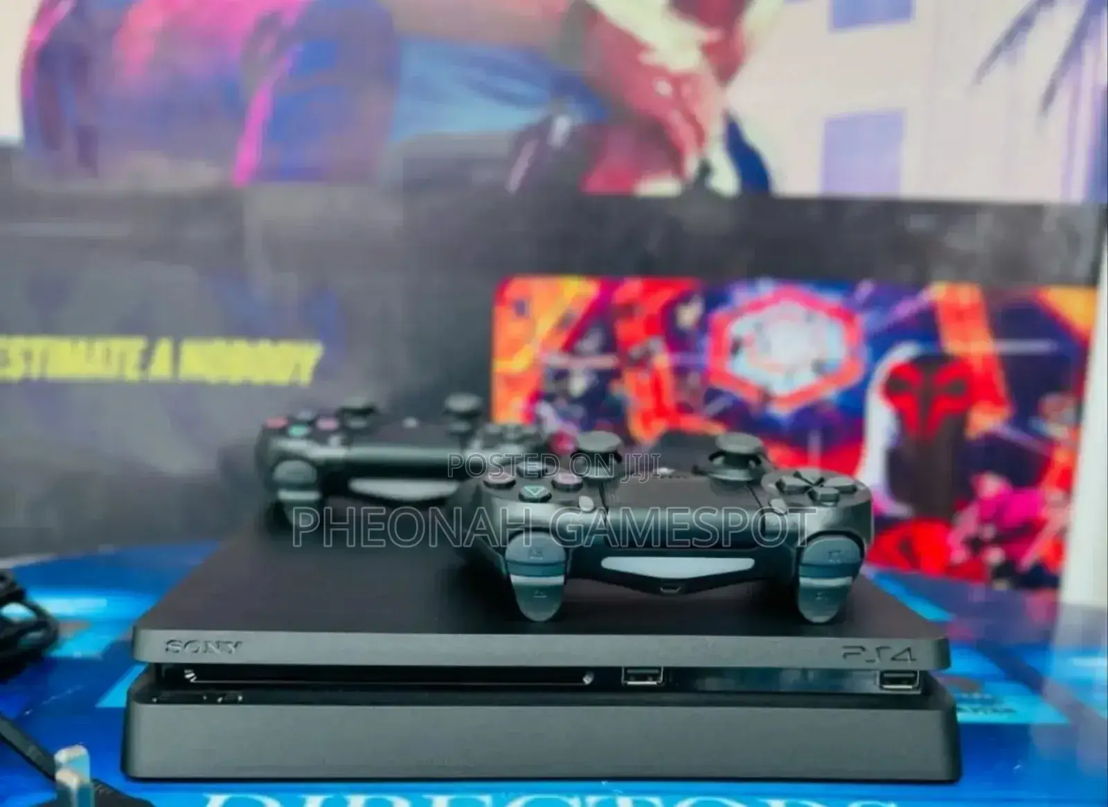 Ps4 Slim 500gb Chipped With 12 Games 2 Pads! We Deliver Now