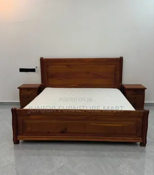 Modern Hardwood Bed