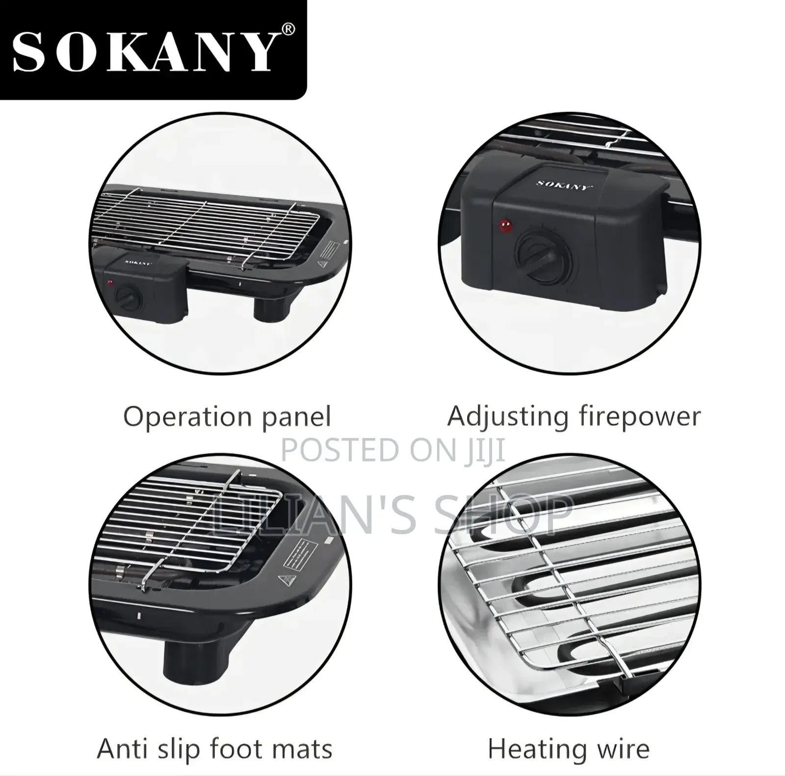 Sokany Electric Barbecue Grill