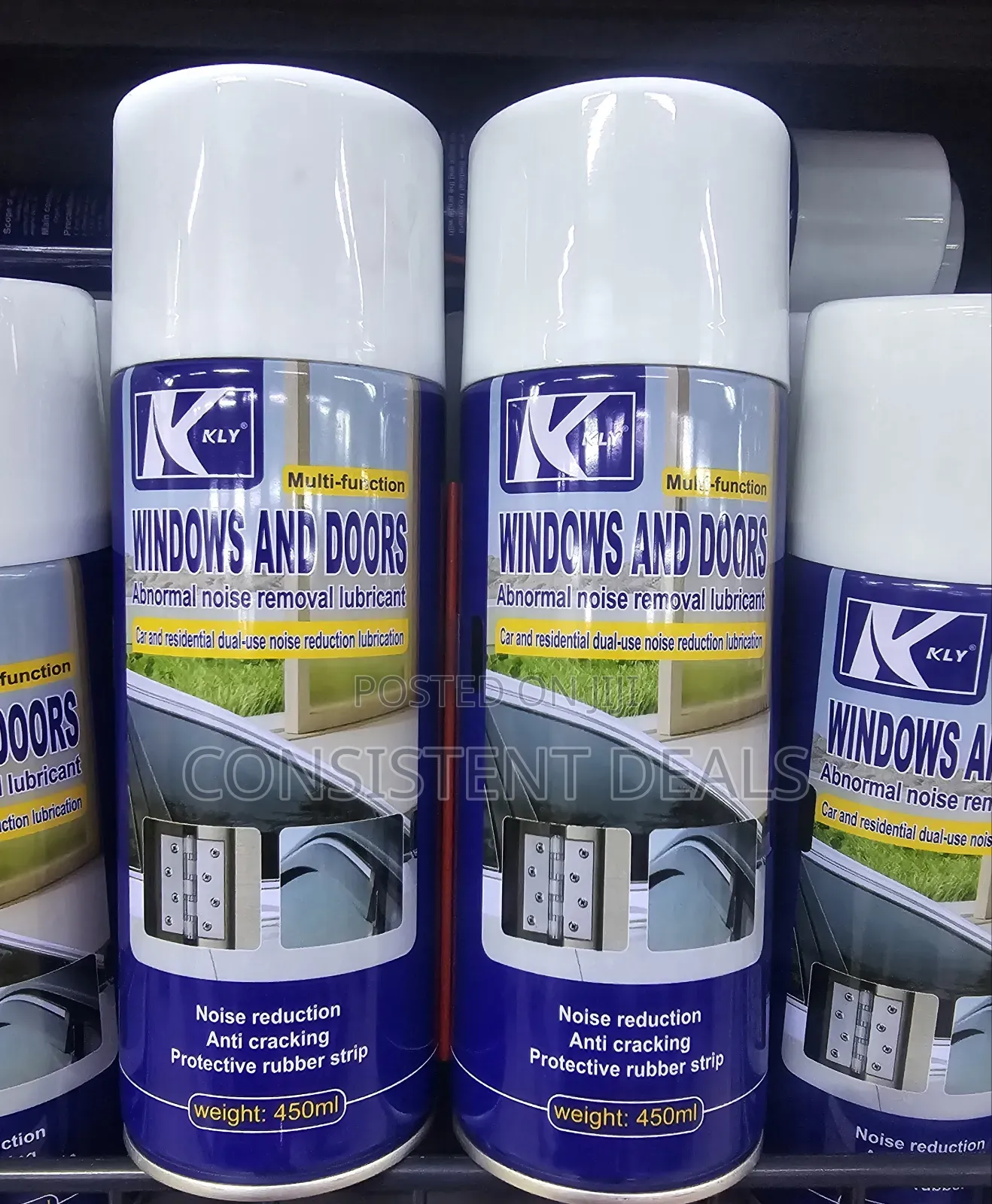 Car Window Lubricant Noise Reduction Anti-Rust Grease
