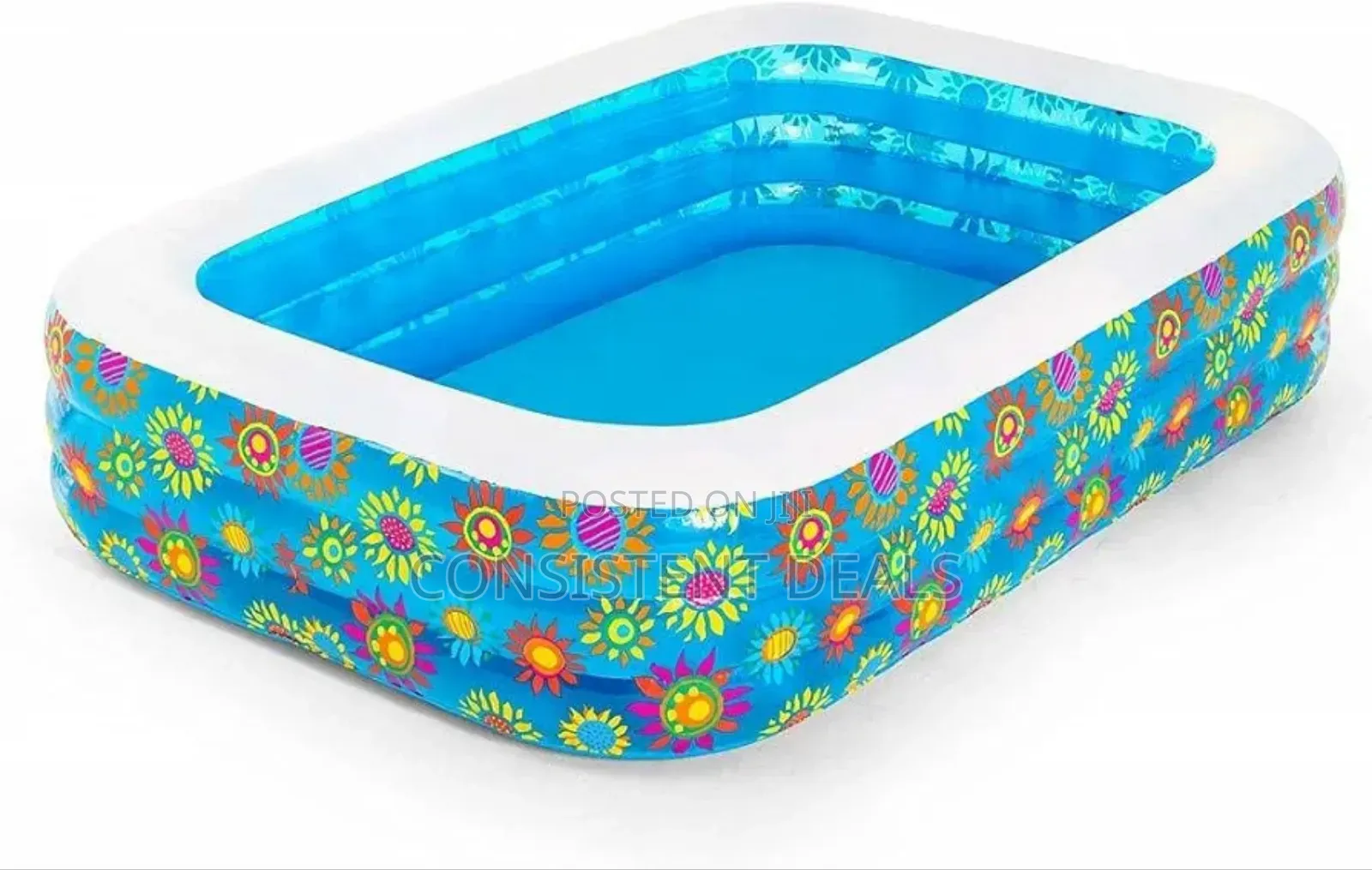 Bestway Inflatable Family Pool 229 X 152 X 56cm 54120