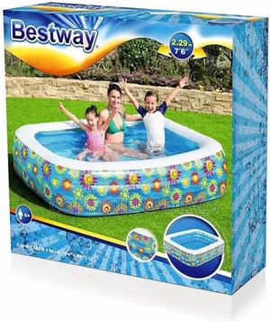 Bestway Inflatable Family Pool 229 X 152 X 56cm 54120