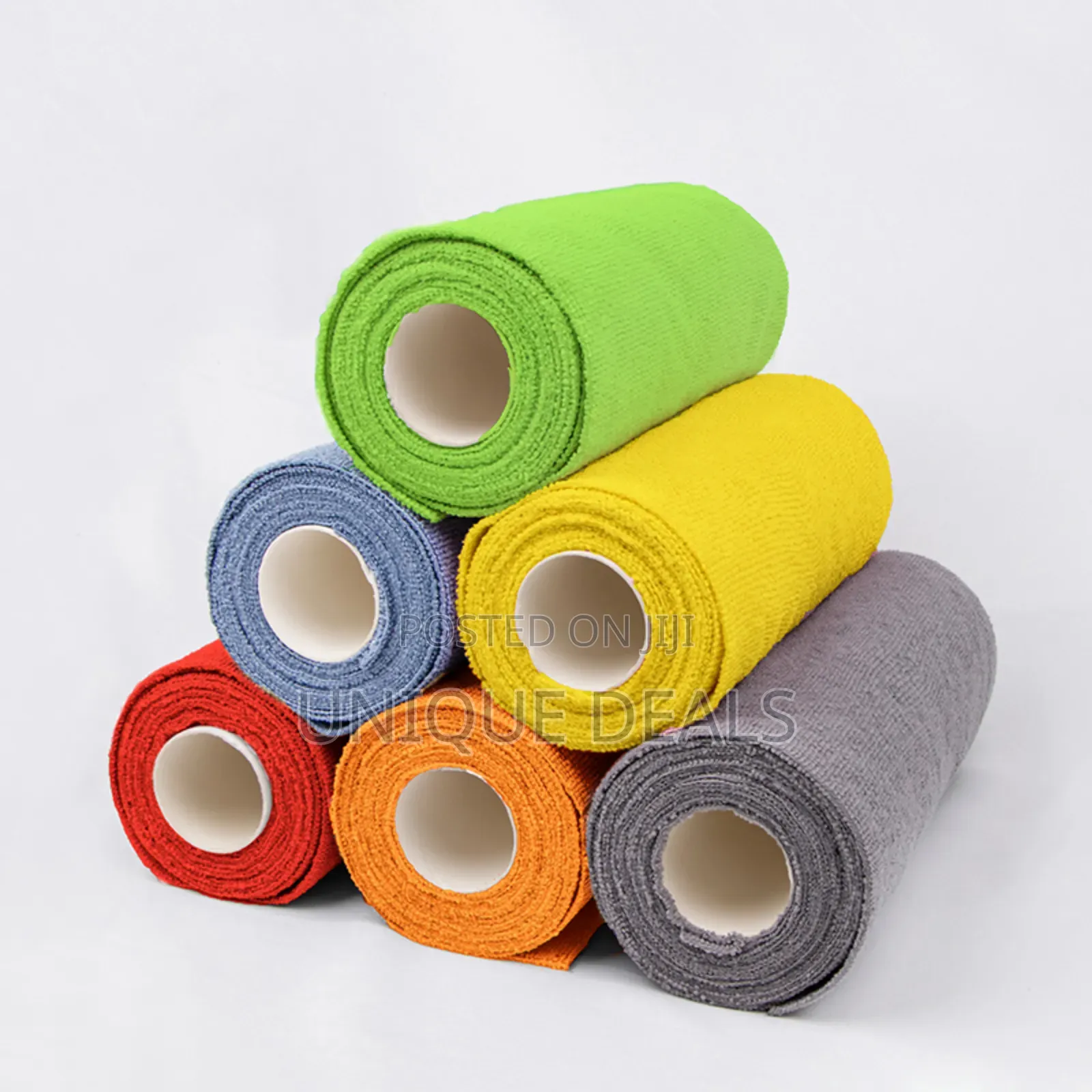 Microfiber Cleaning Cloth Roll, 10" X 10" Tear Away Reusable Towels