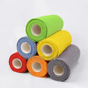 Microfiber Cleaning Cloth Roll, 10" X 10" Tear Away Reusable Towels