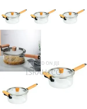 4.5l High Borosilicate Clear Transparent Glass Induction Stove Cook
