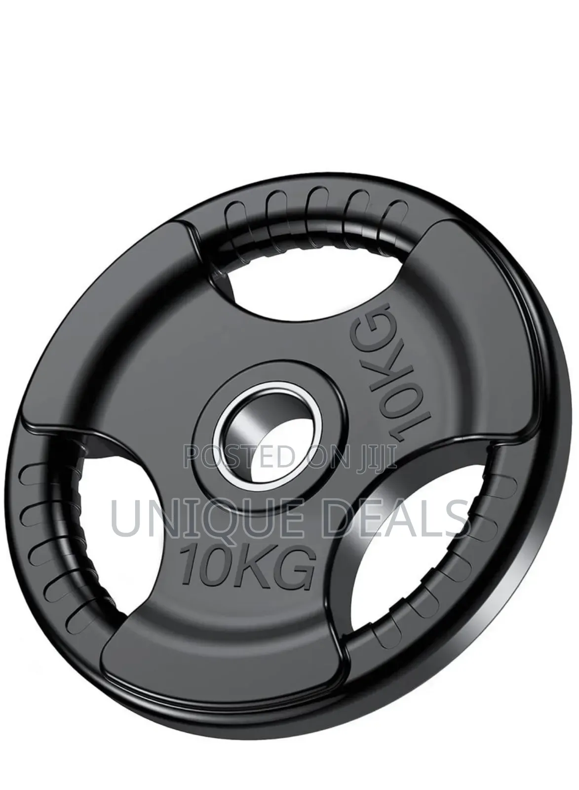Rubber Grip Plates for Barbell, 2-Inch Weight Plates