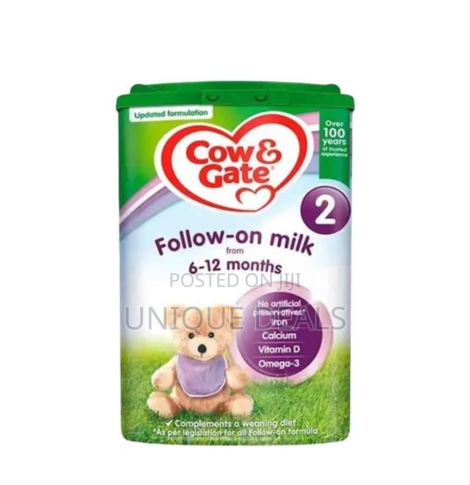Cow Gate 2 Follow-on Baby Milk Powder (6-12m) - 800g