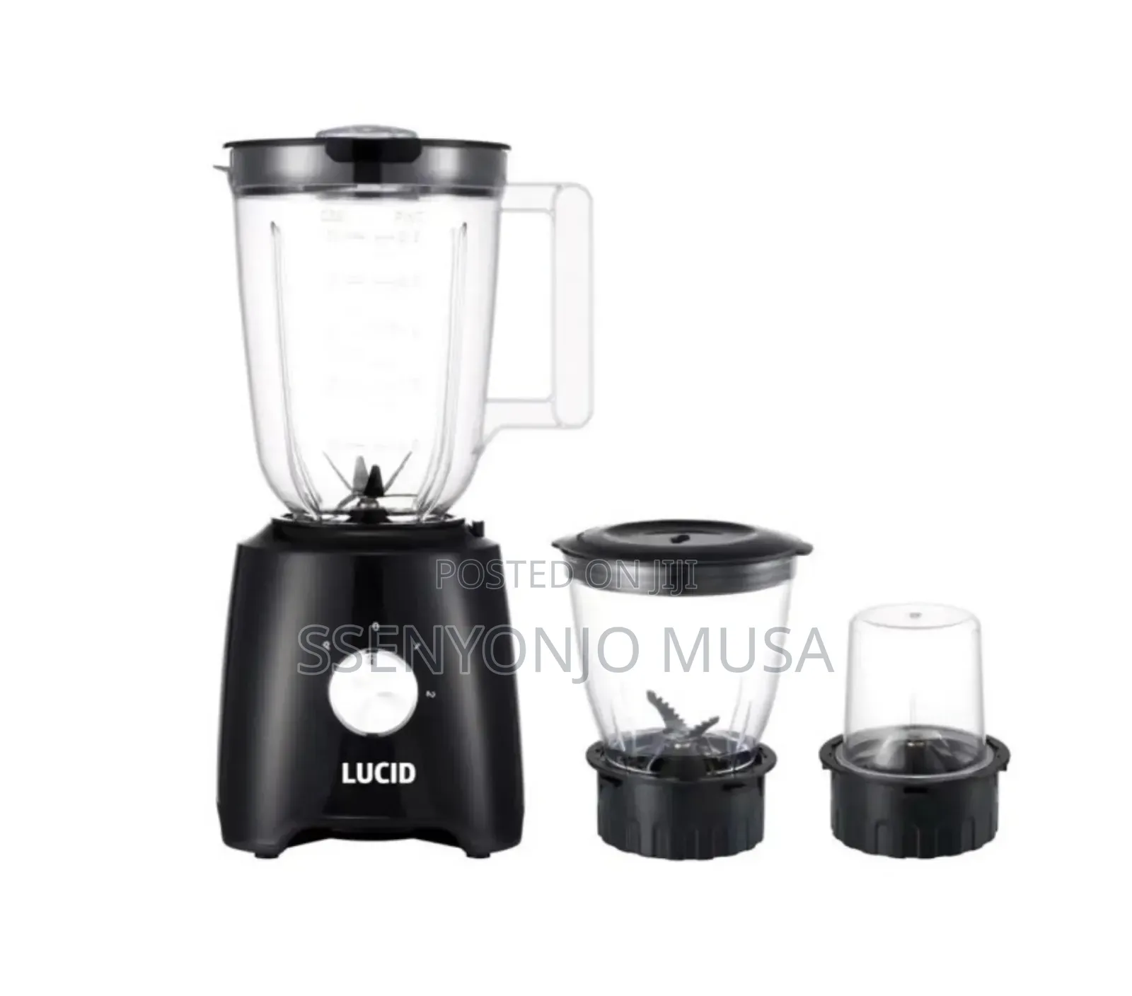 Lucid Blender 1.5l- 3-in-1 With Grinder Pj-80a - 500w