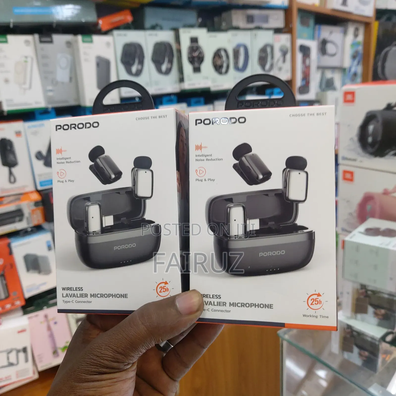 Porodo Lavalier Wireless Microphone