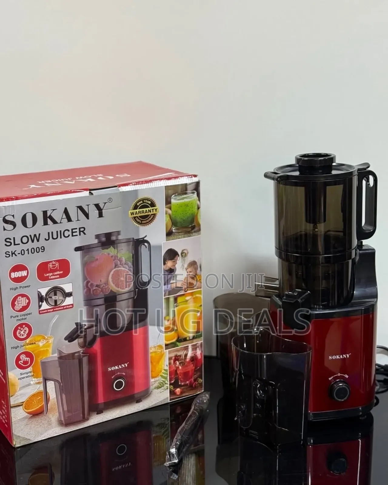 Sokany Commercial 140 Mm Big Mouth Cold Press Juicer Machines Blender