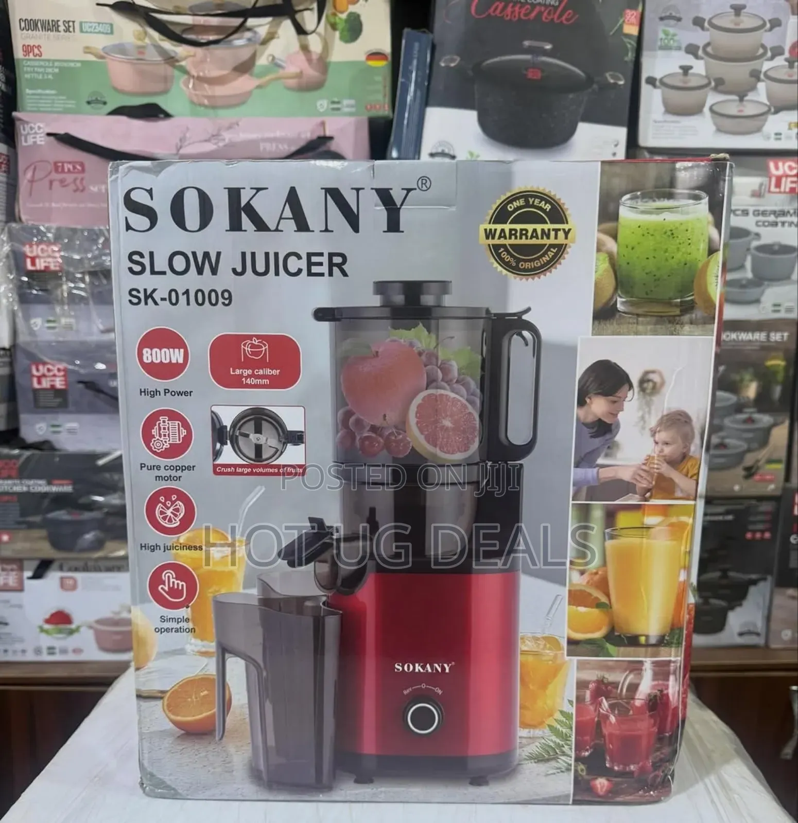 Sokany Commercial 140 Mm Big Mouth Cold Press Juicer Machines Blender