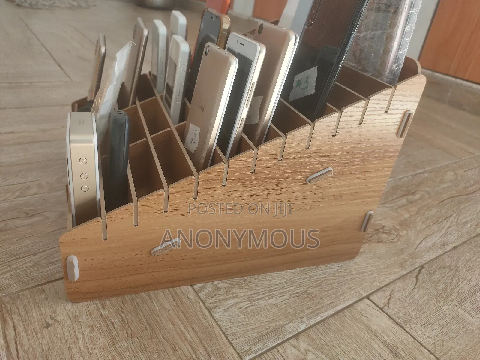 36 Slot Wooden Document Rack