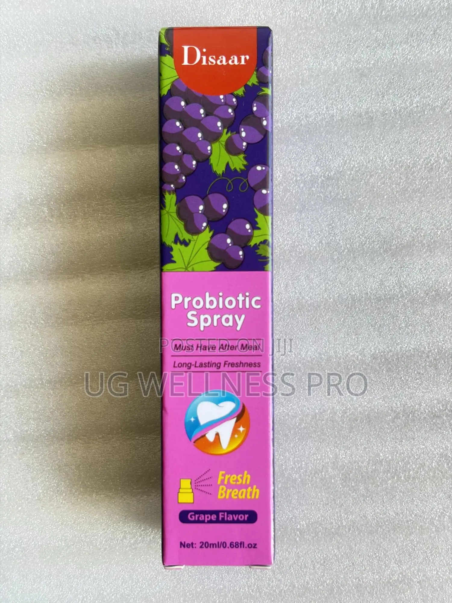 Probiotic Spray Fresh Breath Grape Flavor 20ml.