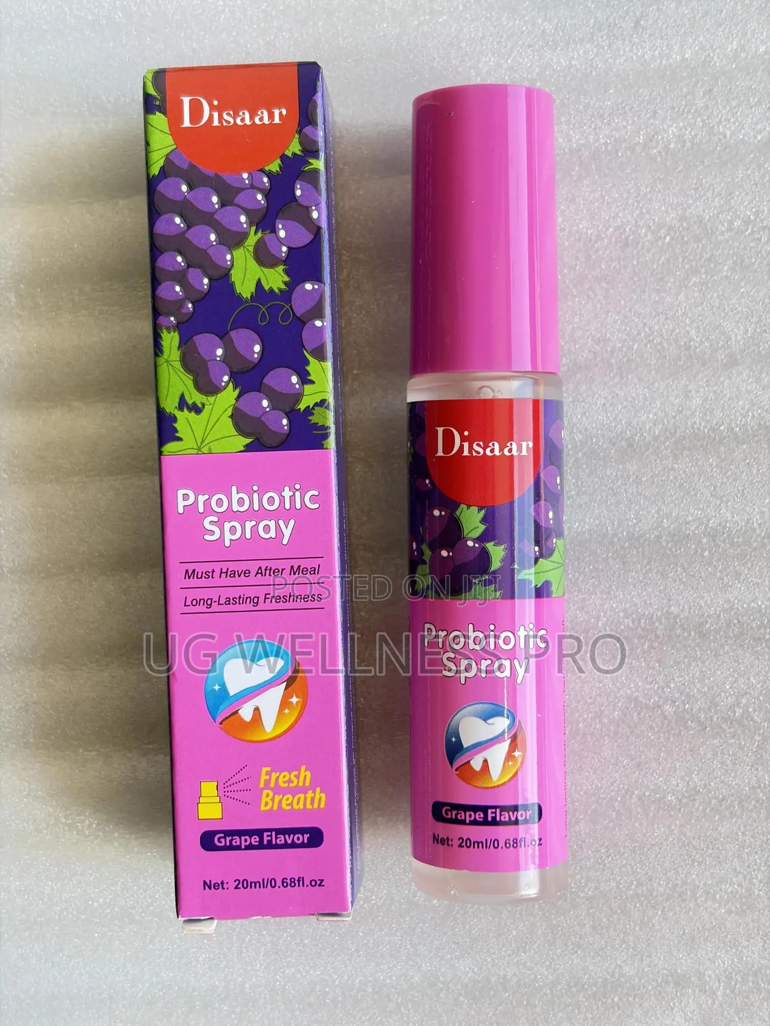 Probiotic Spray Fresh Breath Grape Flavor 20ml.