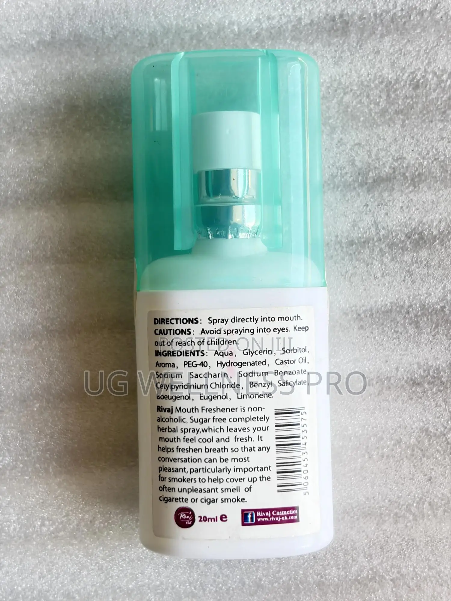 Rivaj Sweet Breath Spray 20ml (Cool Mint Flavor)