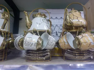 13-Piece Ceramic Tea and Coffee Set