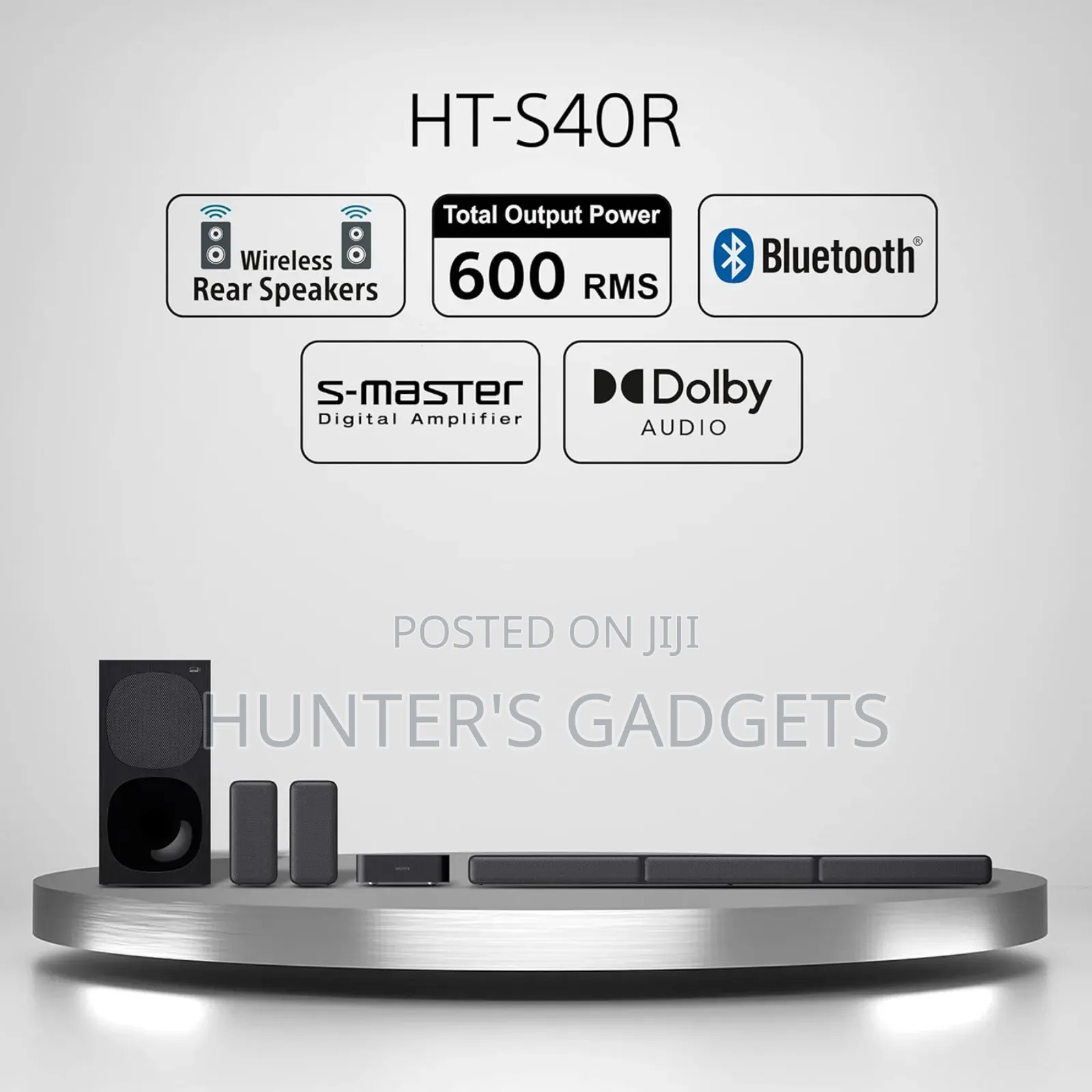 Sony Home Theatre System 5.1 Channel With Bluetooth and Wireless Speak