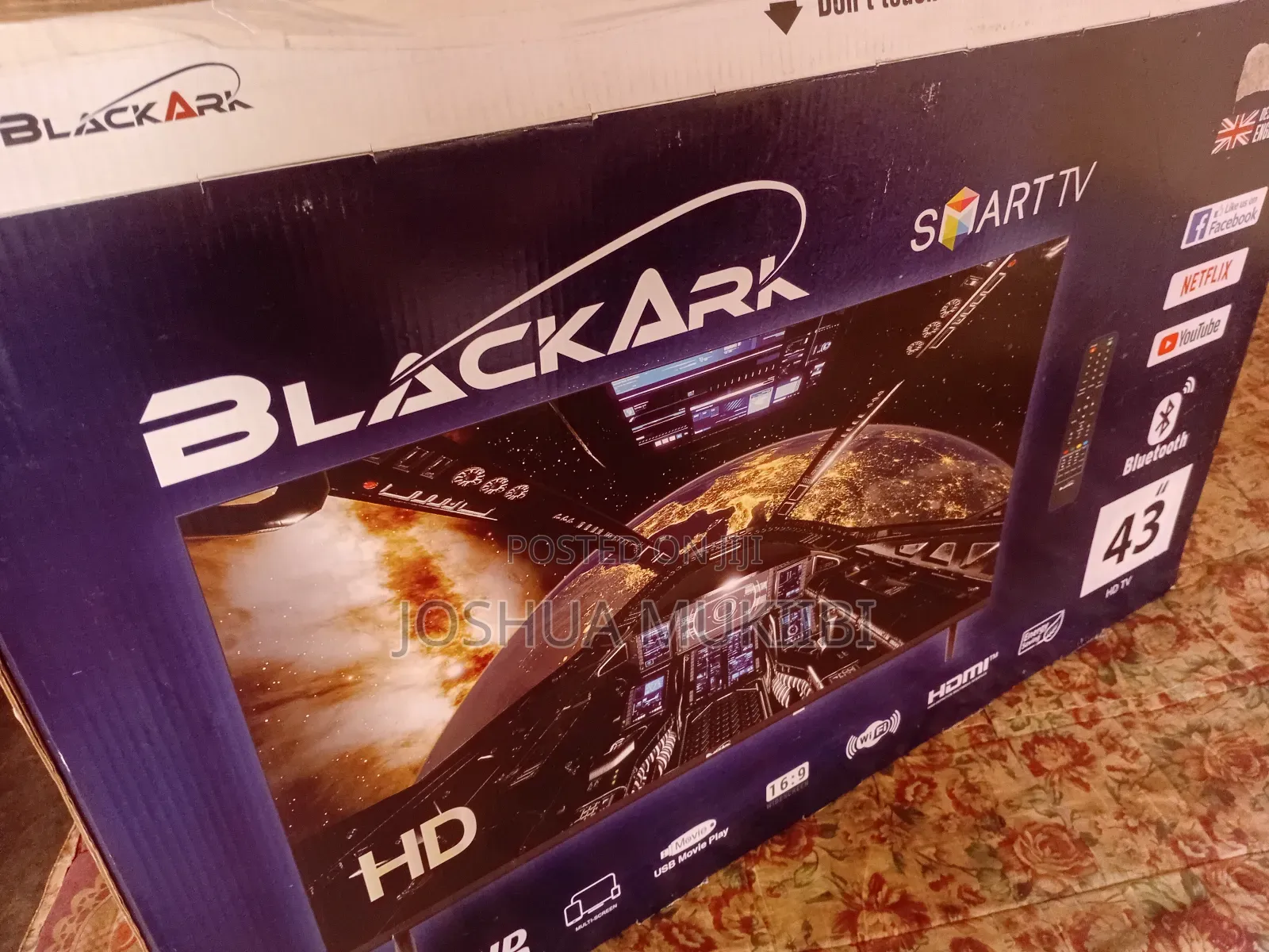 43 Inch Brand New Black Ark Smart Tv