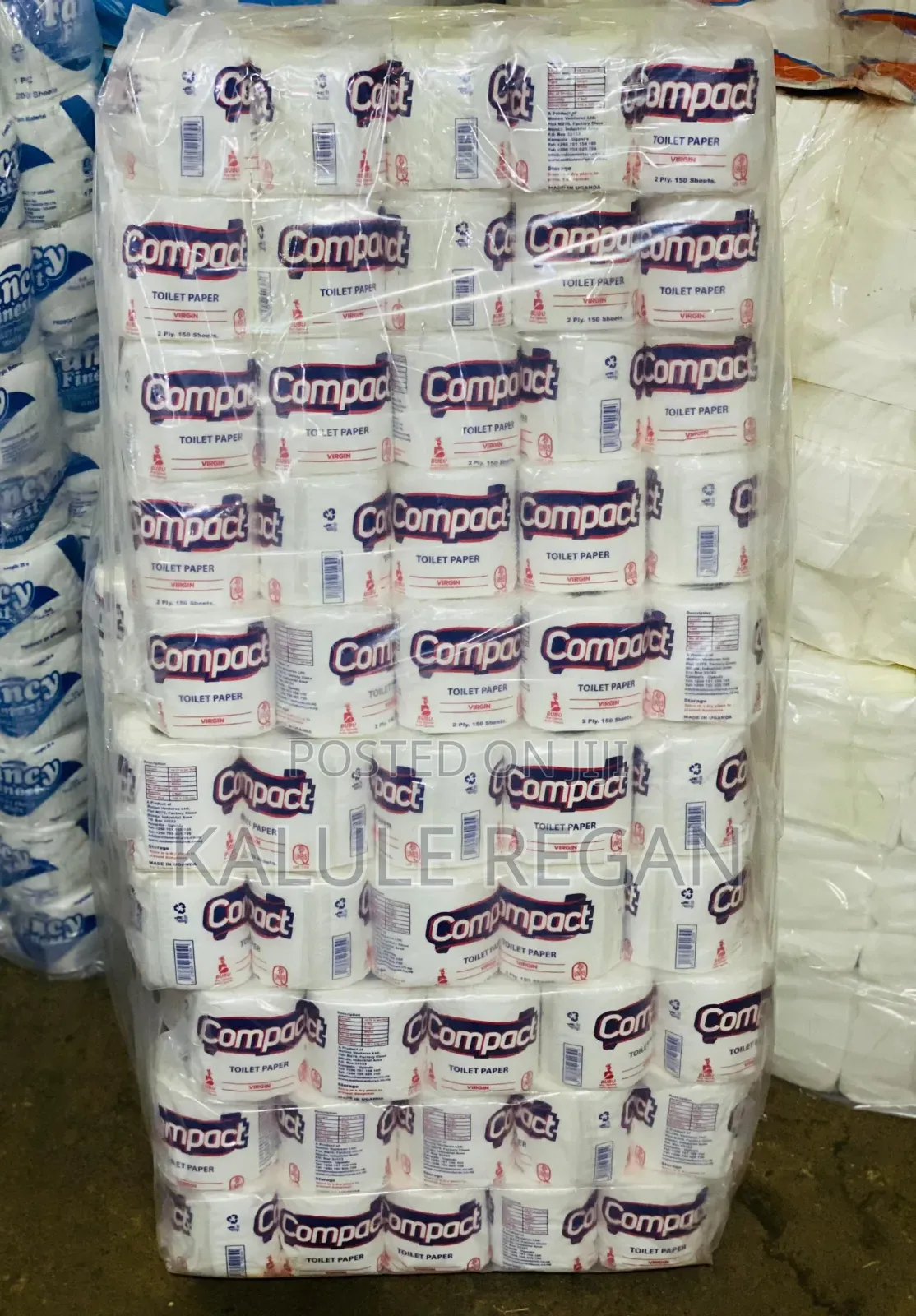 100 Pics Compact Toilet Paper
