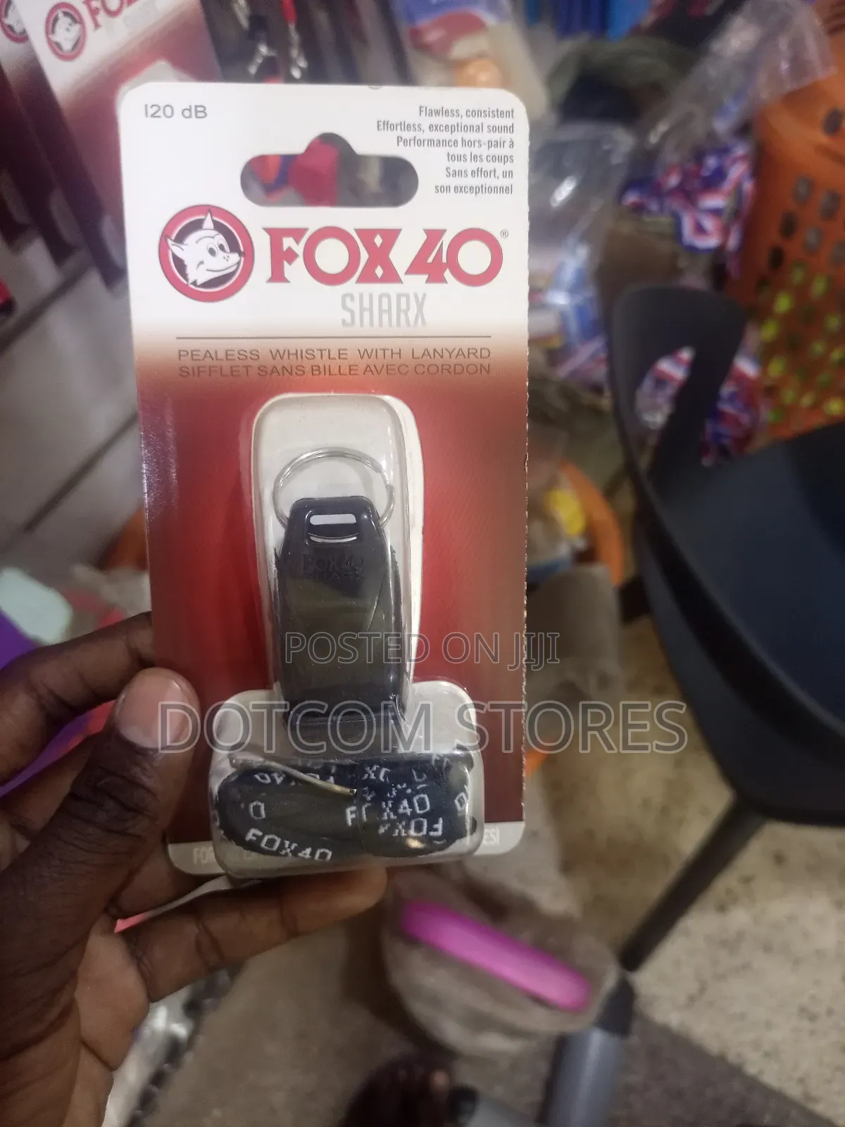 Fox 40 Sharx Pealess Whistle.