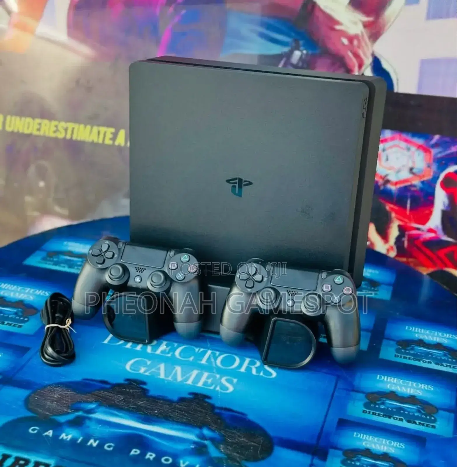 Playstation 4 Slim. Ps4 Slim. 1tb Storage, 25 Games Inside, 2 Pads.