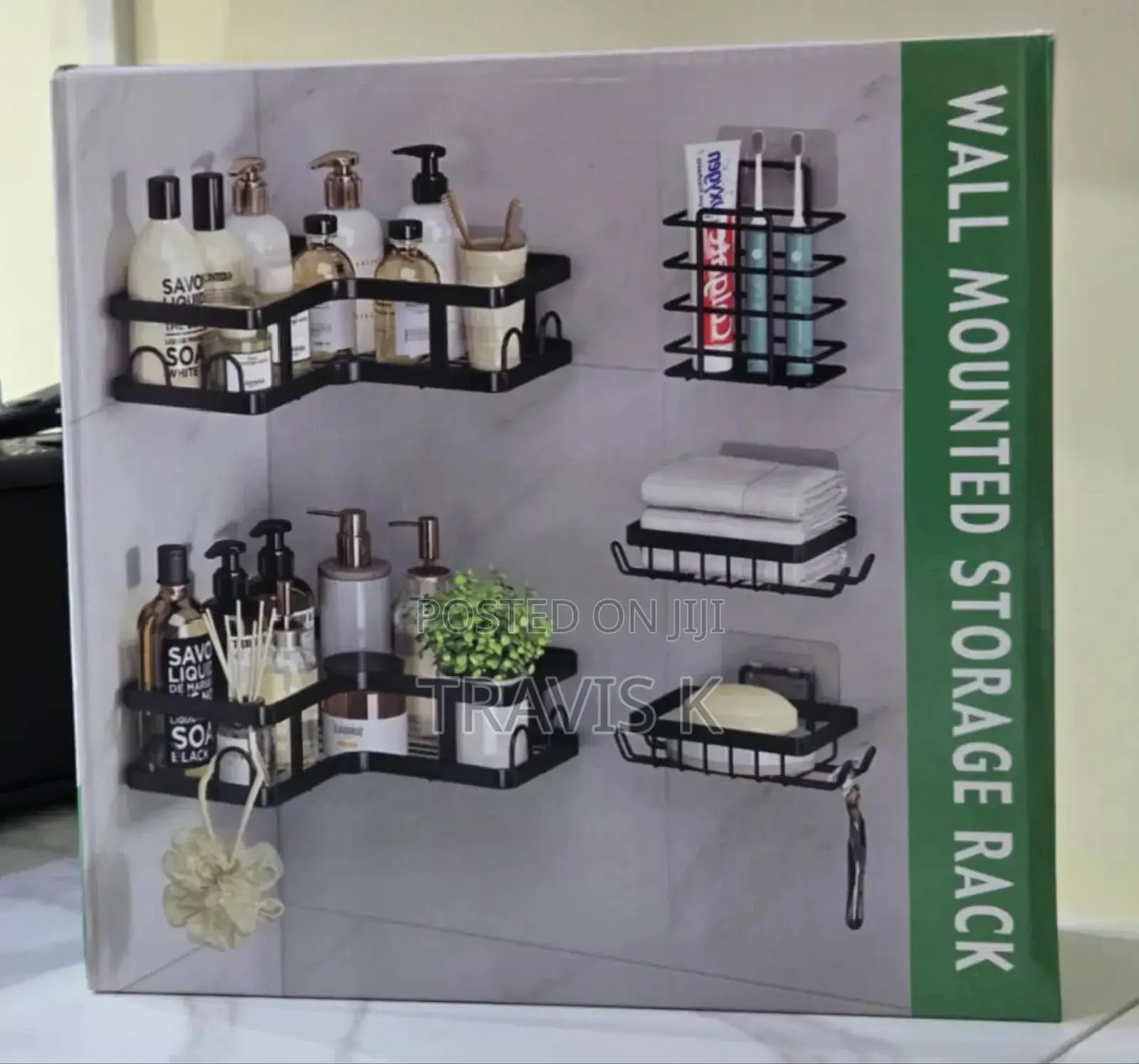 5pxs Shower Caddy Storage Rack