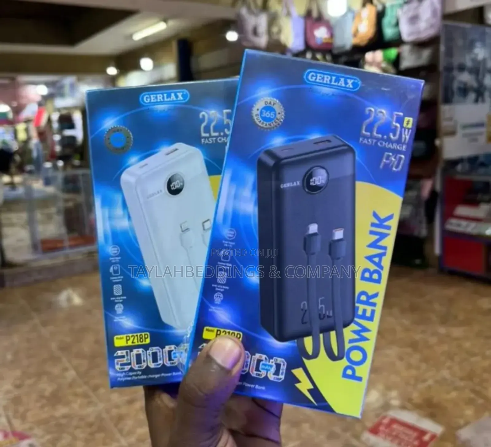 20000mah Fast Charging Power Bank 22.5w With 4 Charging Cables
