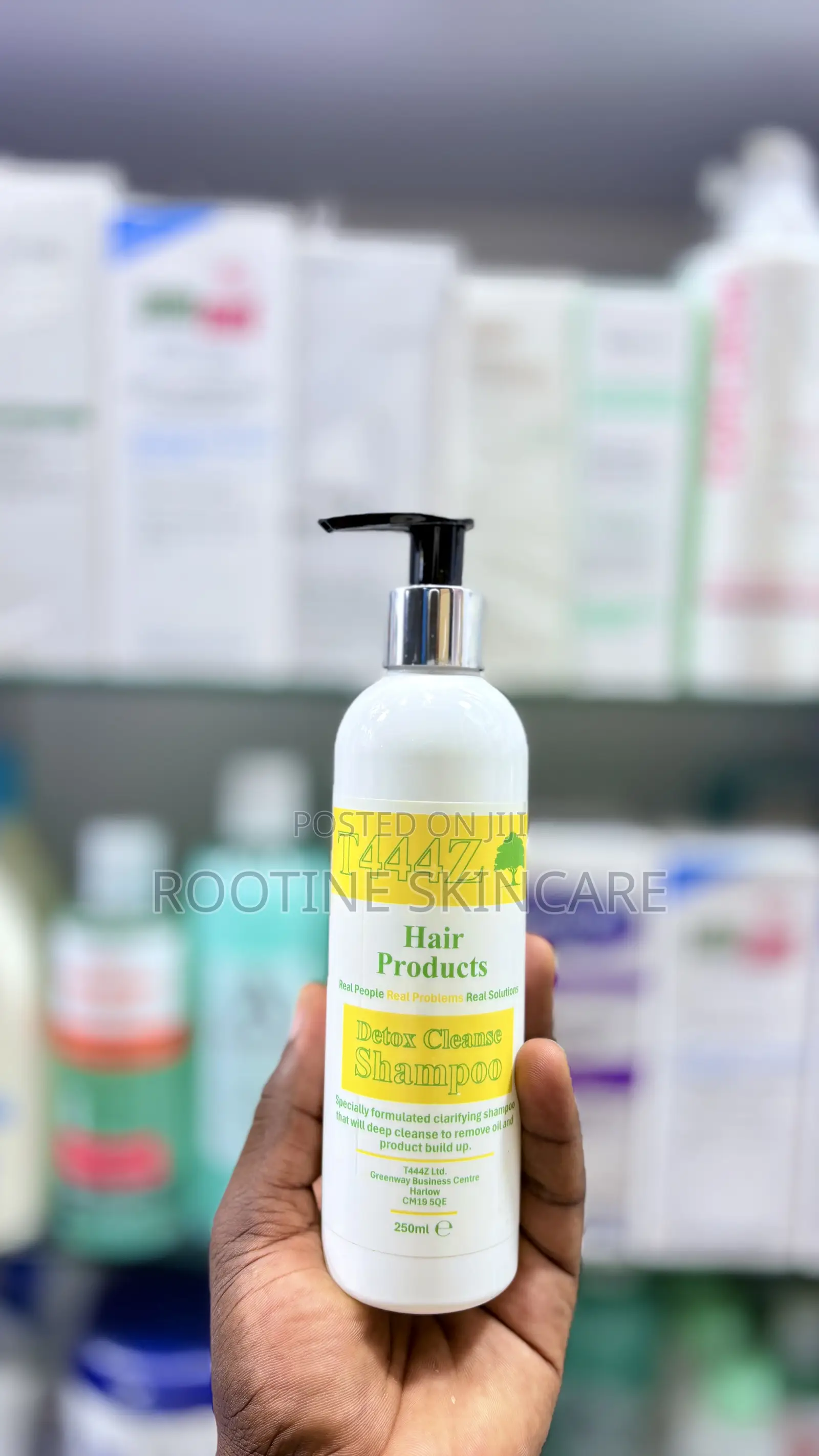 T444z Detox Cleanse Hair Cleanse Shampoo 250mls