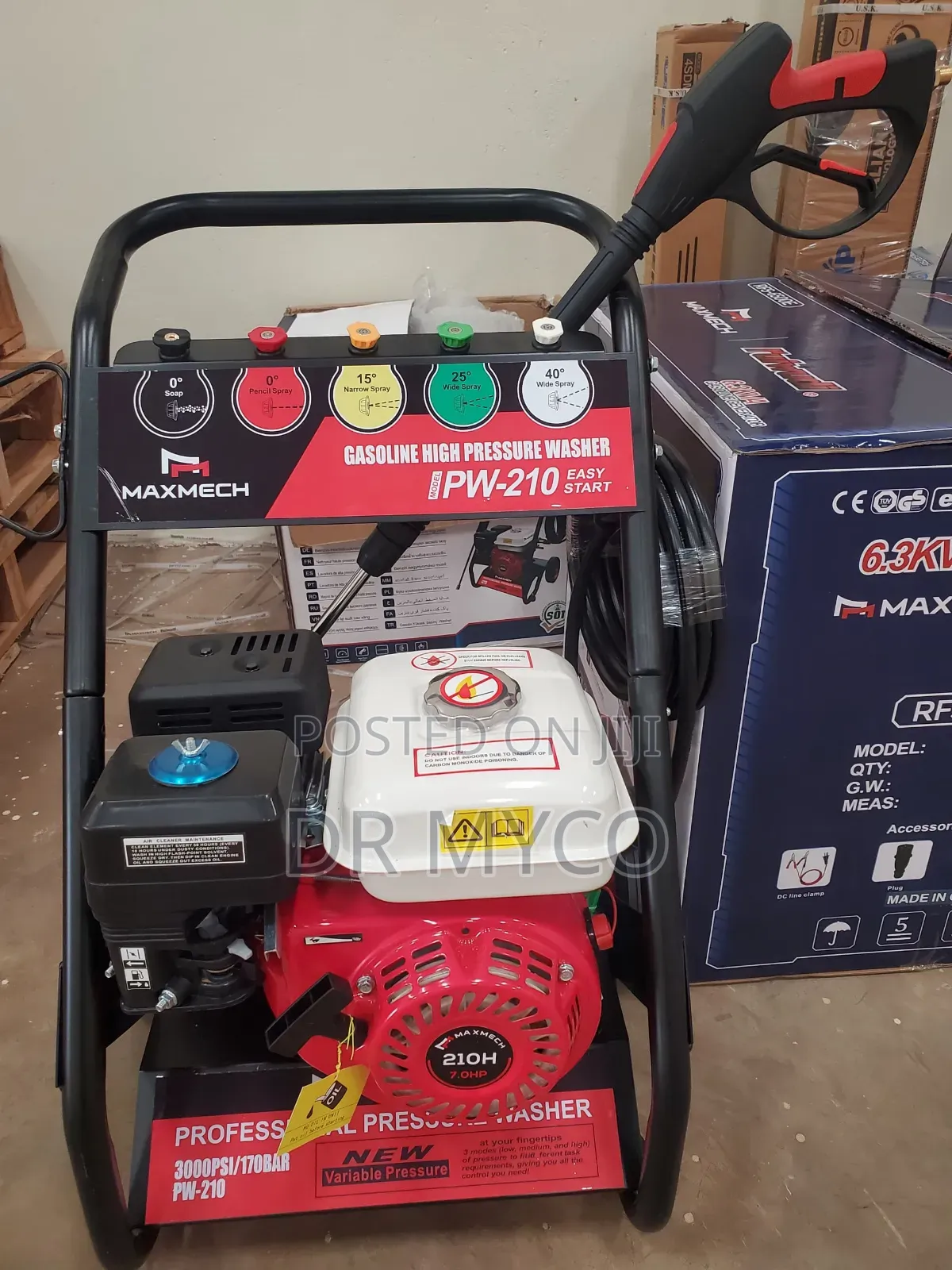 Max Mech Gasoline/ Petrol High Pressure Washers