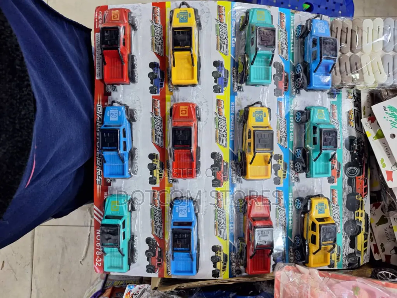 Set of "High Speed Car" Toy Vehicles