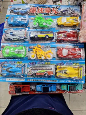 Set of 12 Plastic Toy Racing Cars,