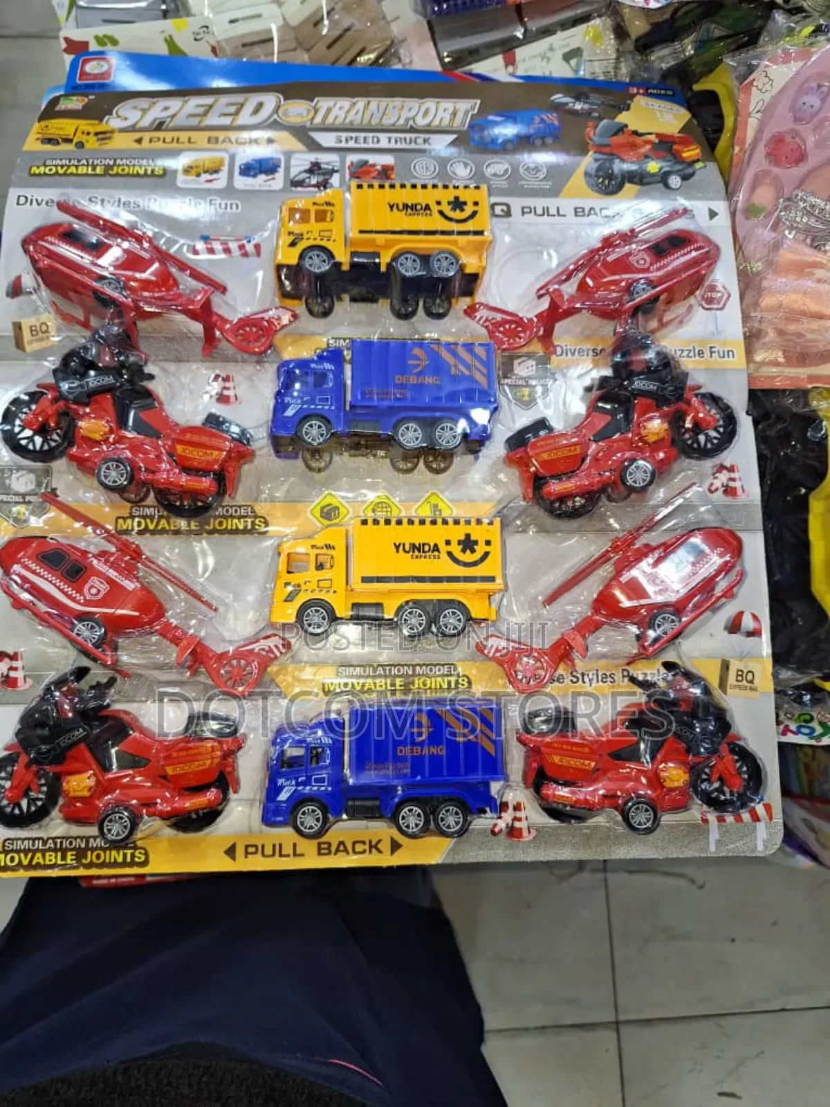 Set of 12 Plastic Toy Racing Cars,