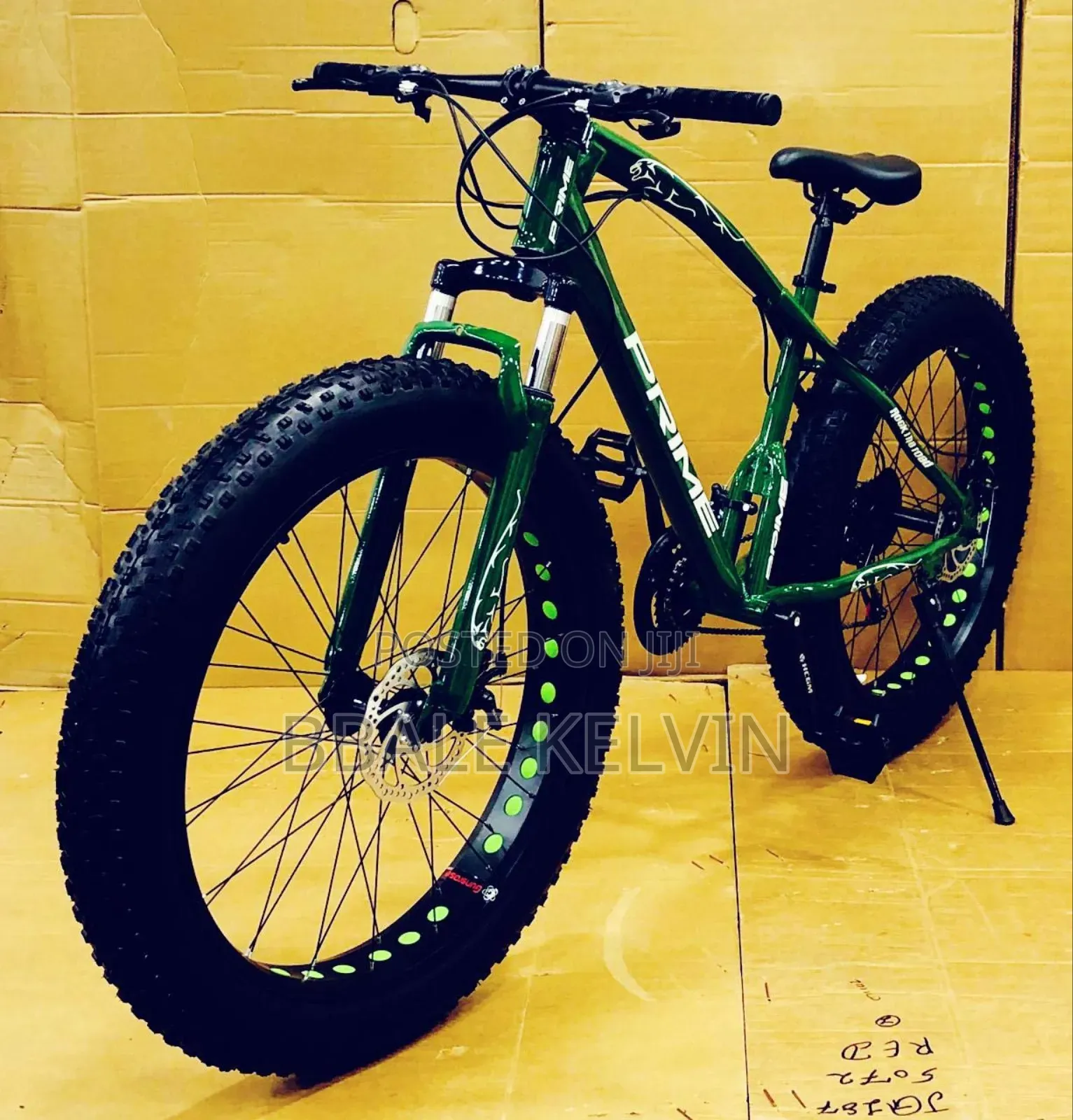 7 Gear Fat Tyre Cycle (Green) With 26 Inch Wheel
