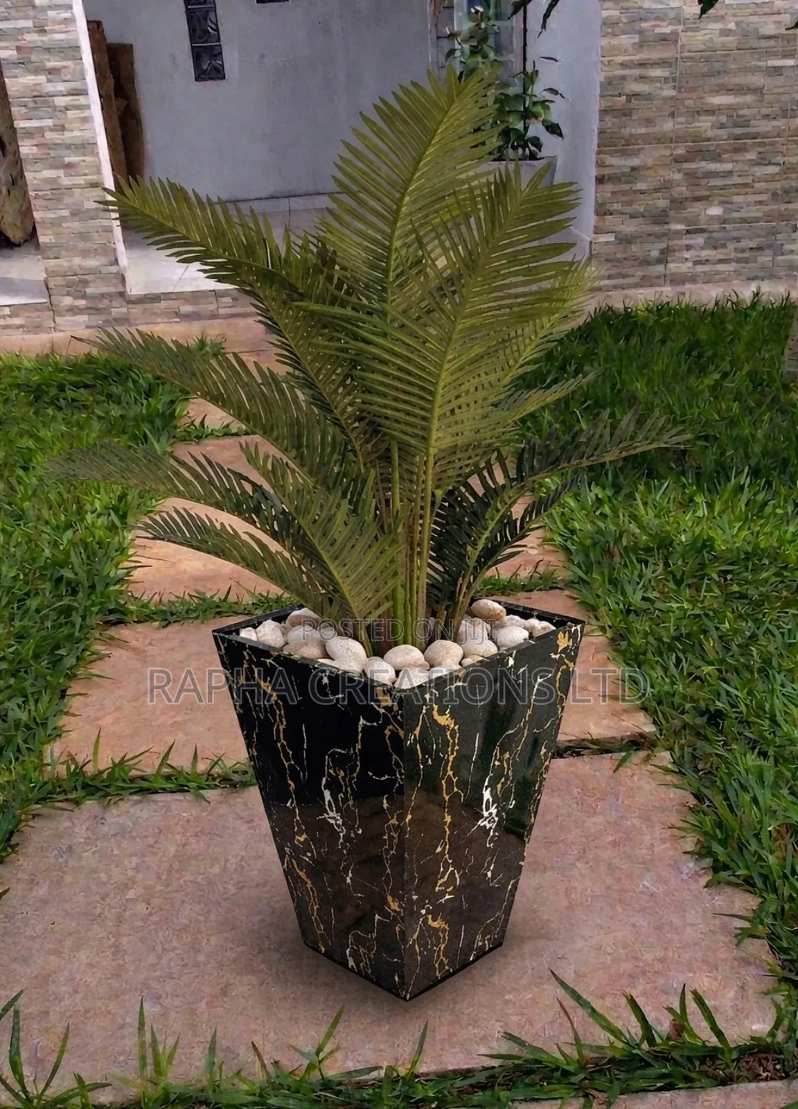 Square Ceramic Tile Planters
