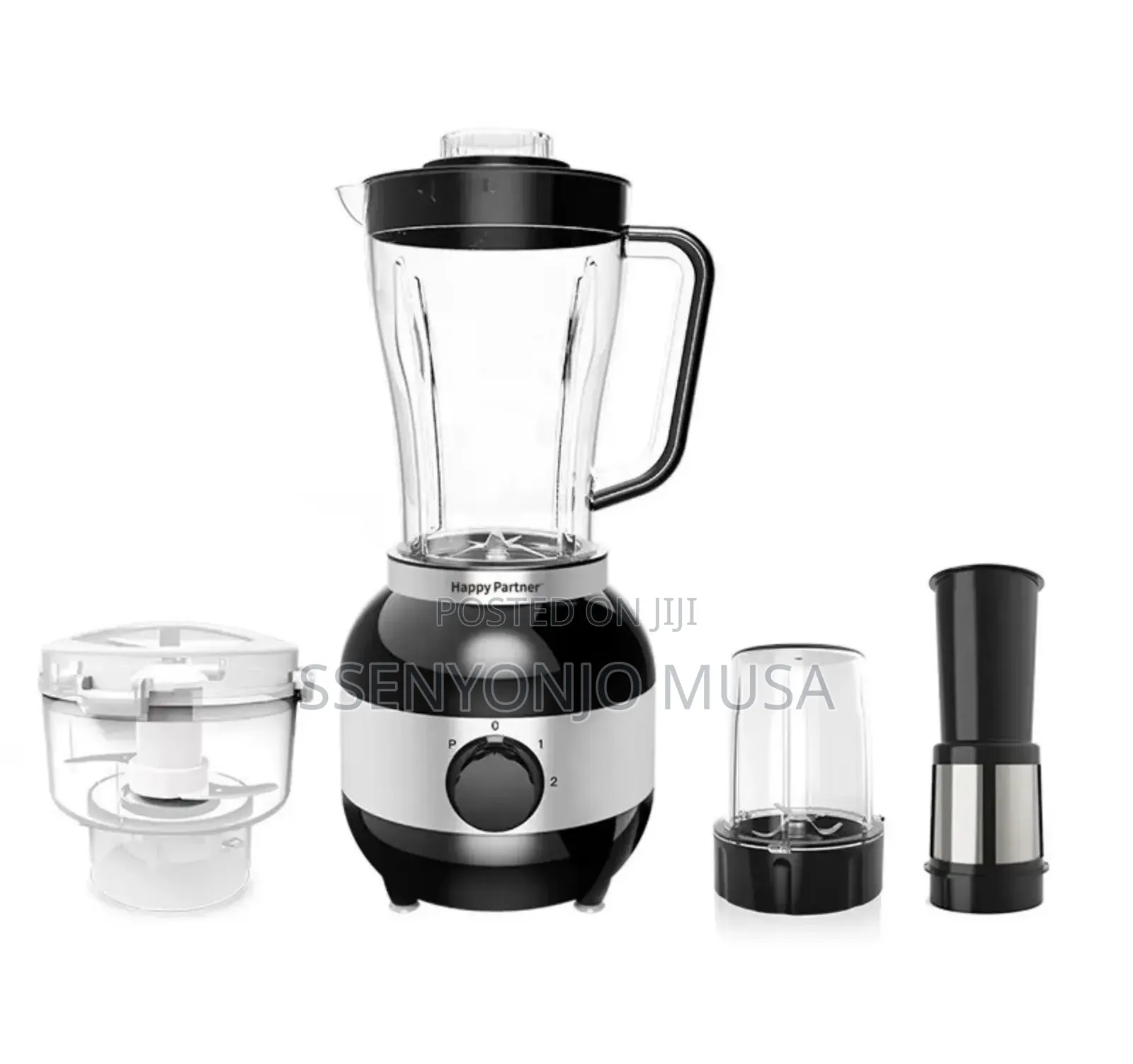 Hoffmans Blender 1.8l Food Processor 4-in-1 Hm-126 - 600w