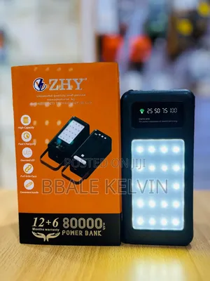 Zhy 80000mah High Capacity Fast Charging Powerbank