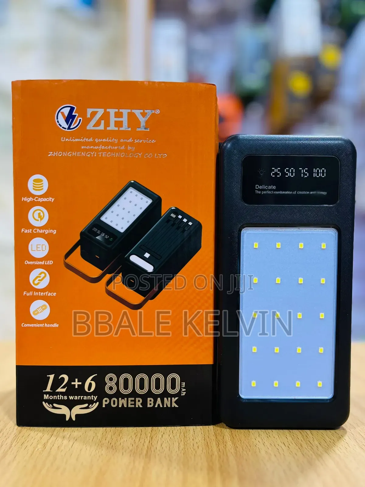 Zhy 80000mah High Capacity Fast Charging Powerbank