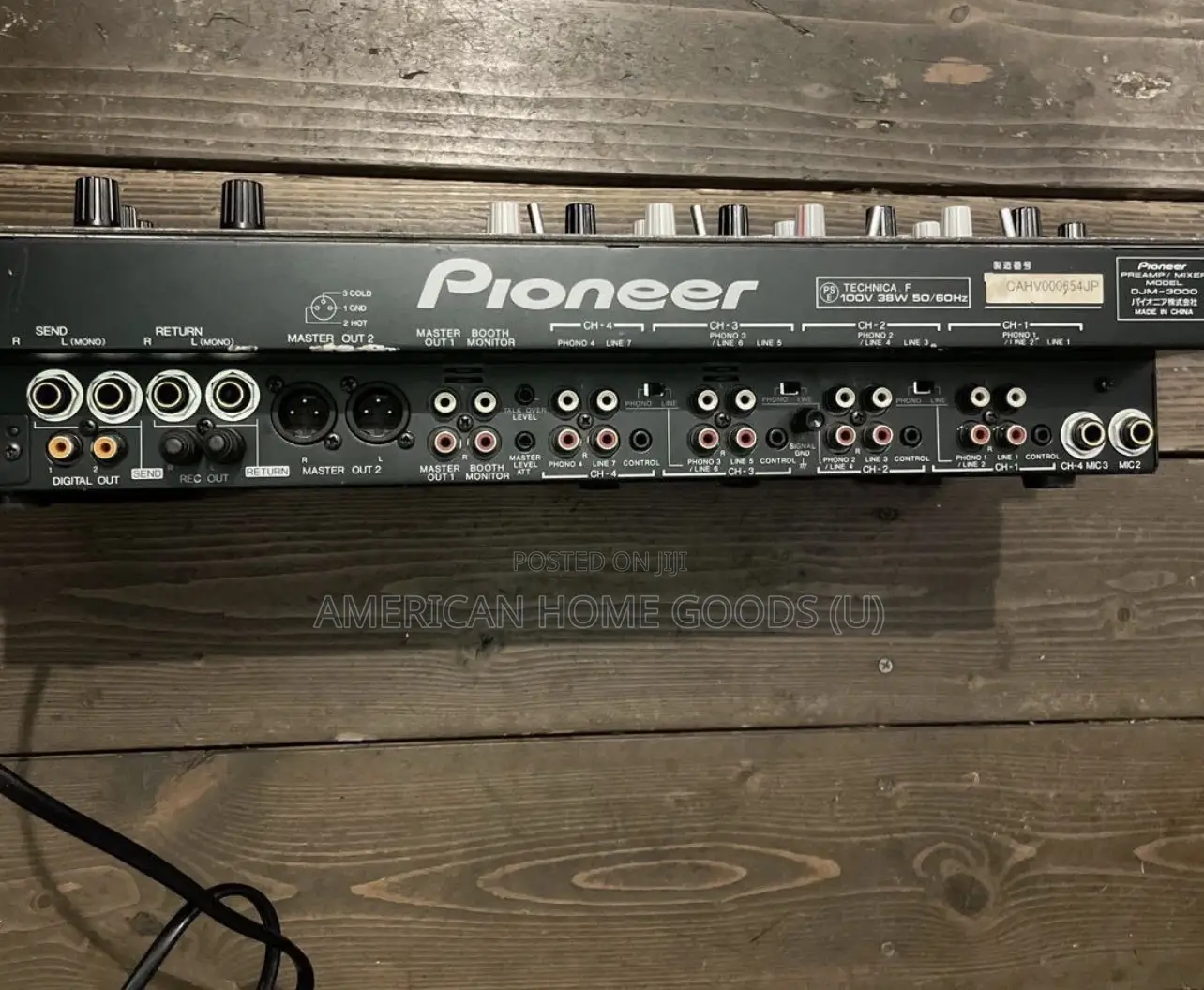 Pioneer DJM-3000 Professional Dj Preamp 4-Channel Digital Mixer