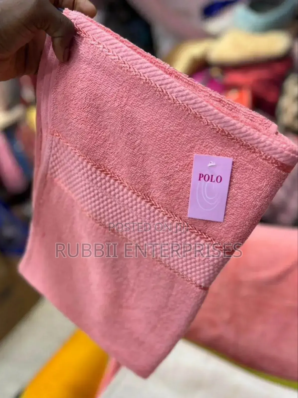 Polo Towel ~ Peach