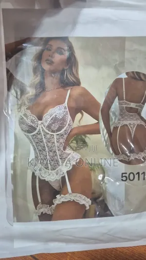 Women Bodysuit Lingerie Lace Front Floral Lace Garter Bodysuit