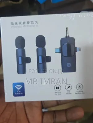 3-in-1 Dual Wireless Lavalier Microphone System