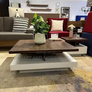 Living Room Decoration /Coffee Table Moving /Minimalist Center Table /