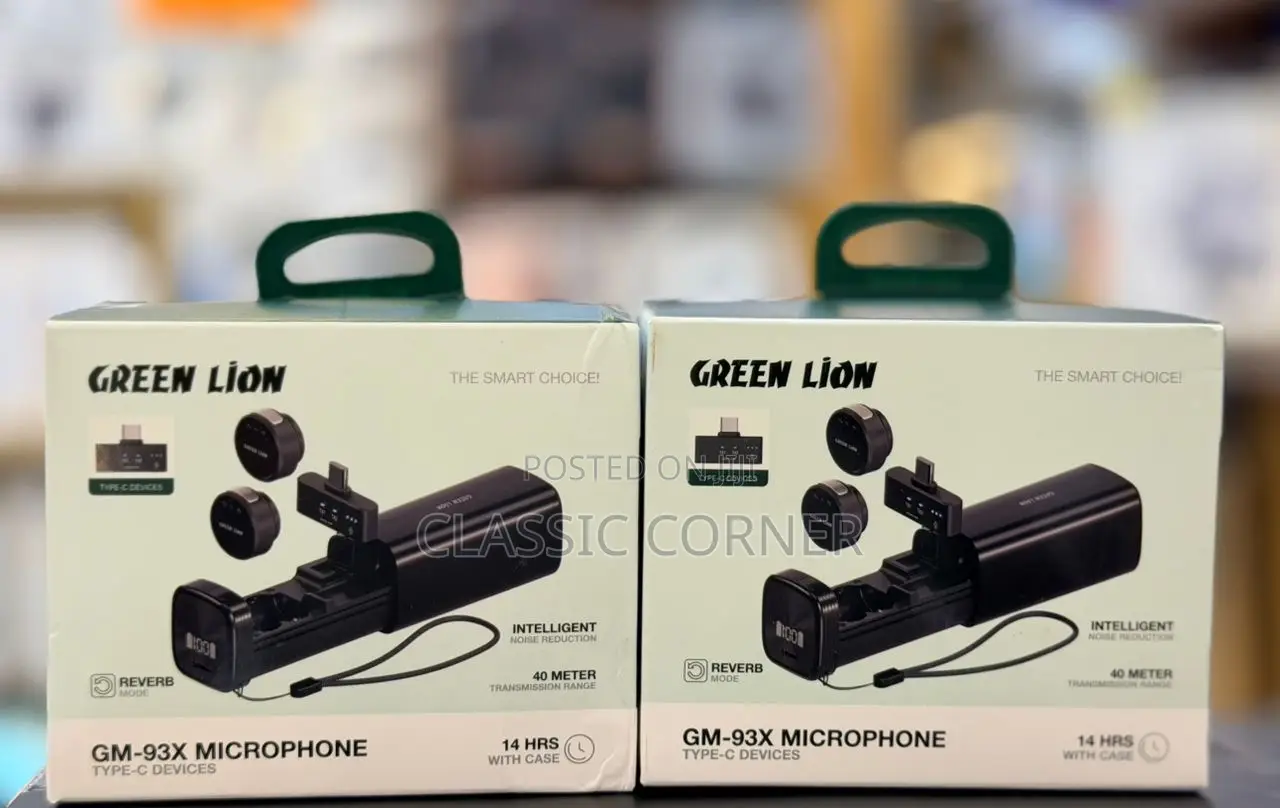 Greenlion Gm-93x Wireless Lavalier Microphone for Type-C Devices