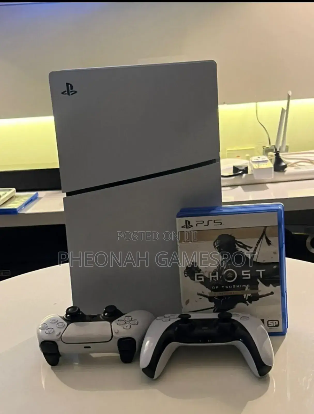Playstation 5 Slim Digital Version With 2 Pads and 2 Games. Uk Used