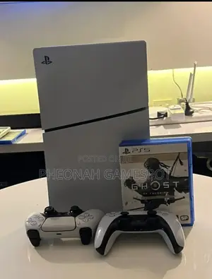 Playstation 5 Slim Digital Version With 2 Pads and 2 Games. Uk Used
