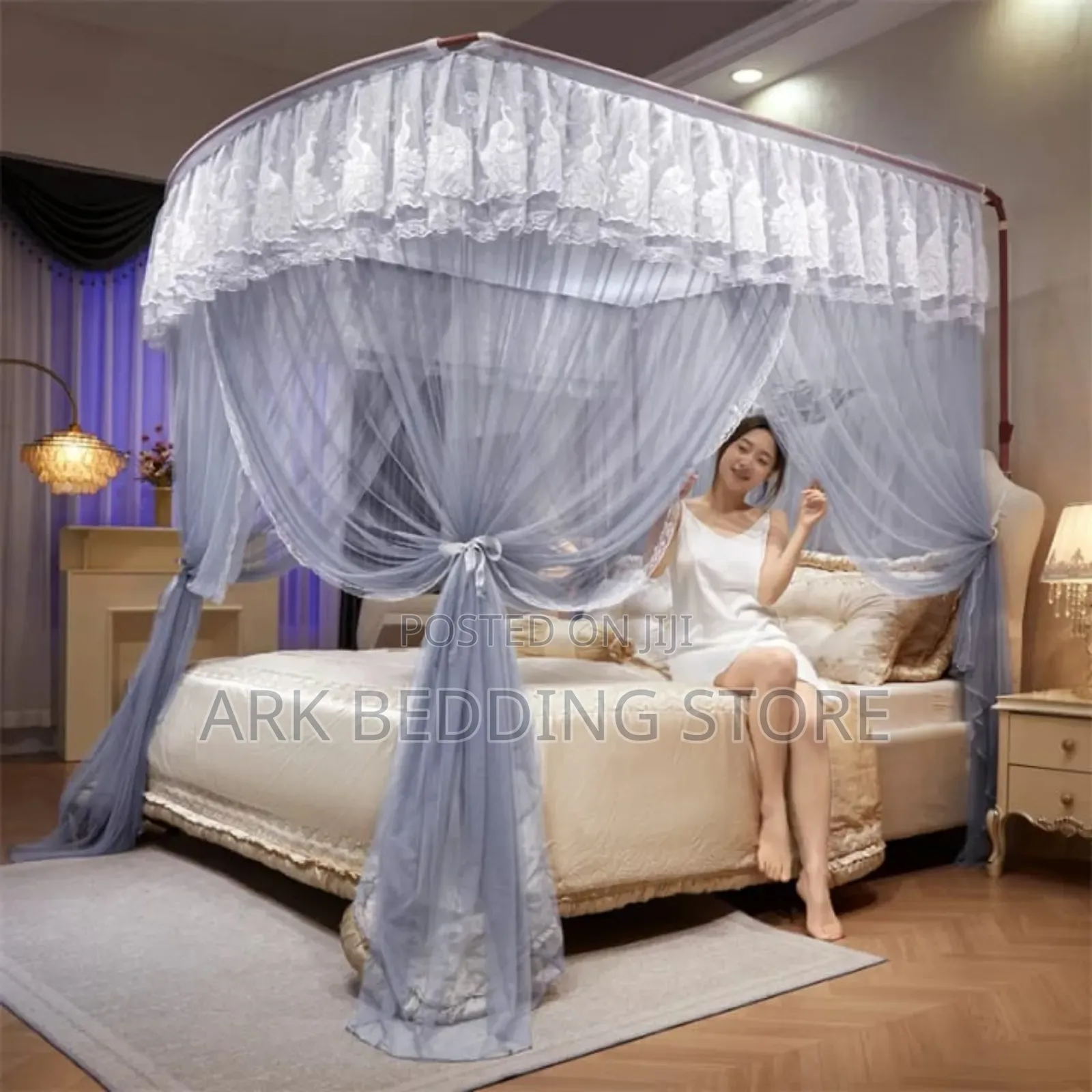 Grey Adjustable Mosquito Net