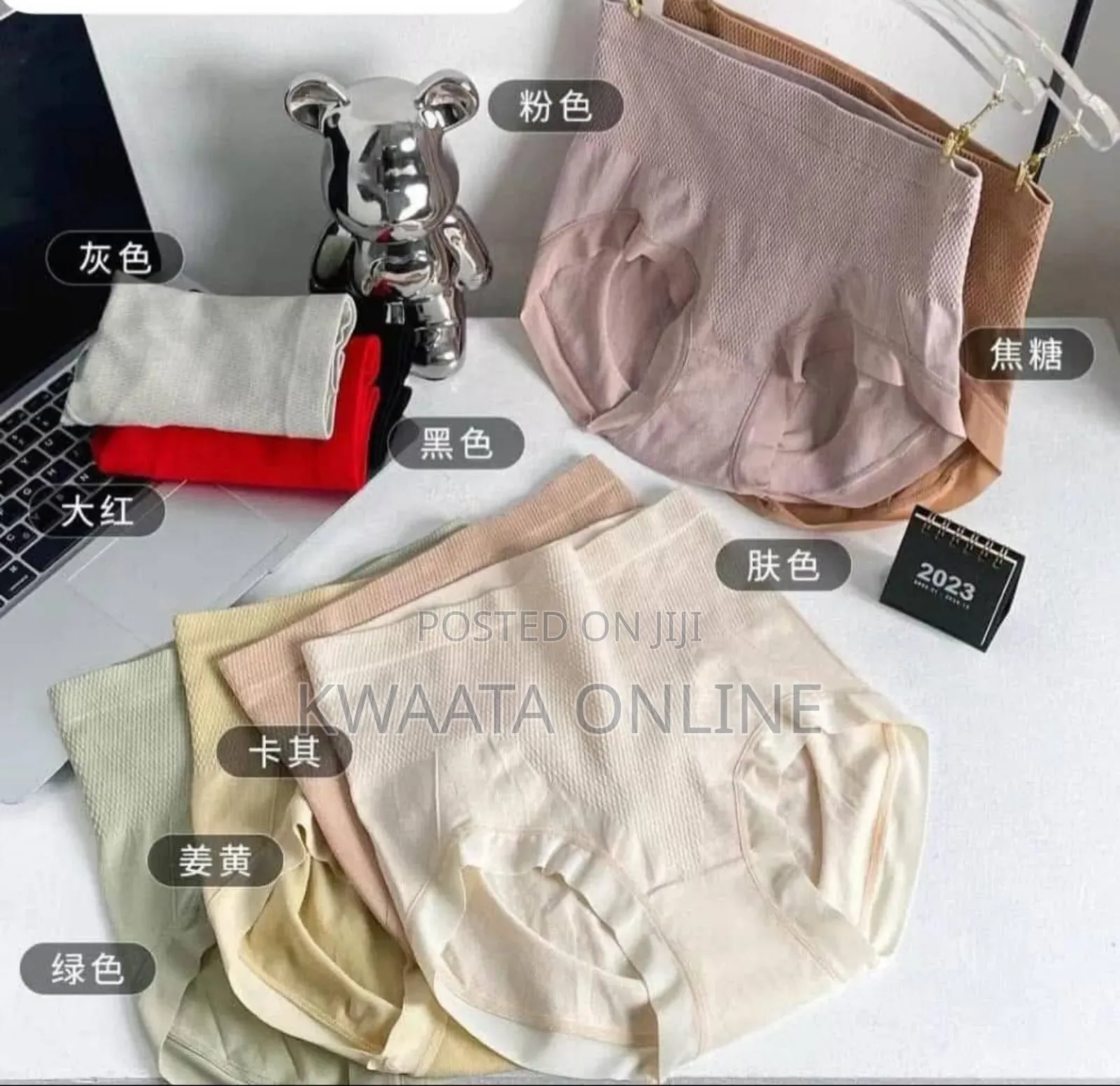 6 Pieces High Waist Cotton Knickers Women Panties