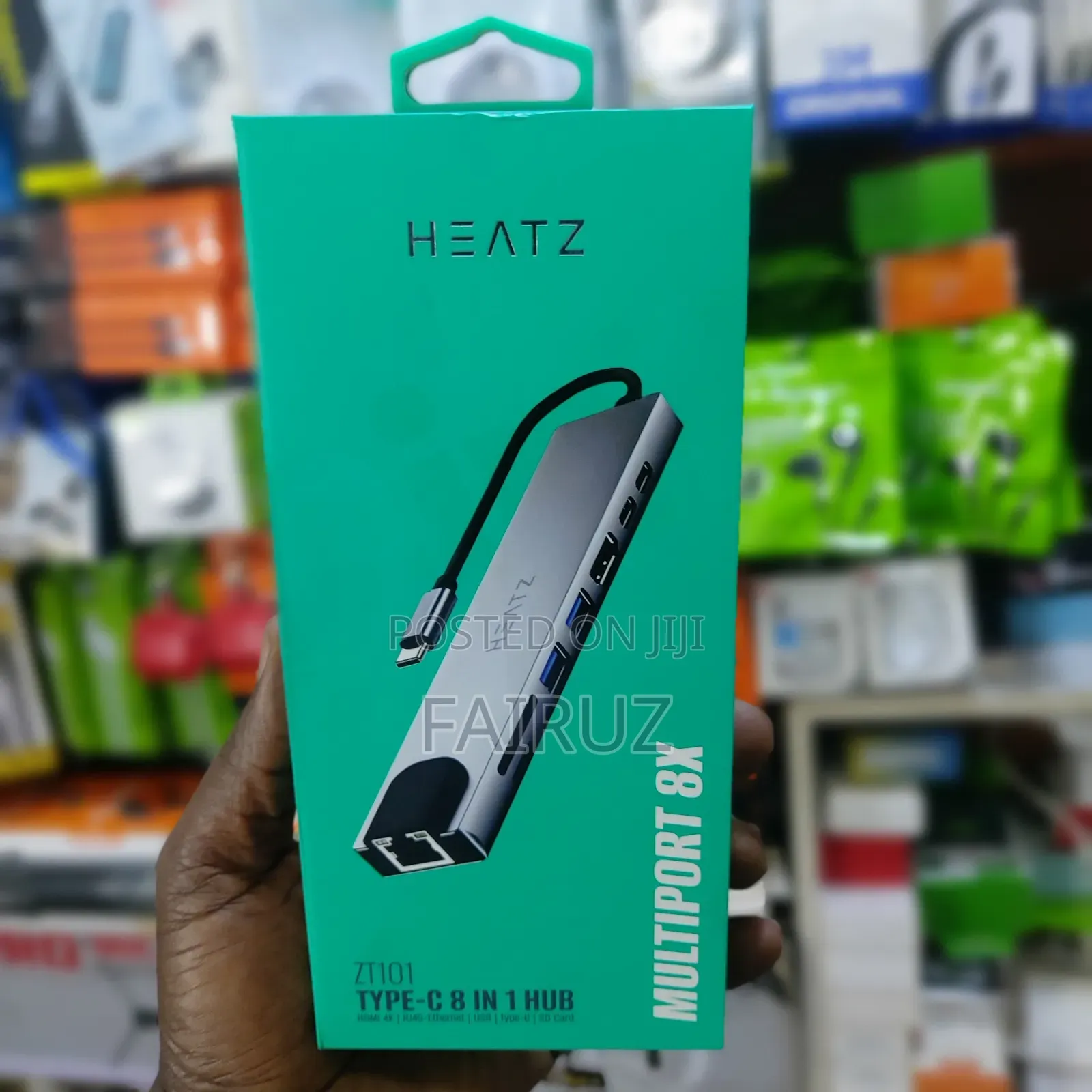 Heatz Type-C 8 in 1 Hub