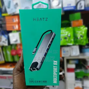 Heatz Type-C 8 in 1 Hub