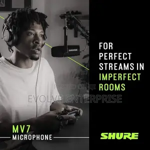 Shure Mv7 Usb Podcast Microphone for Podcasting, Live Streaming